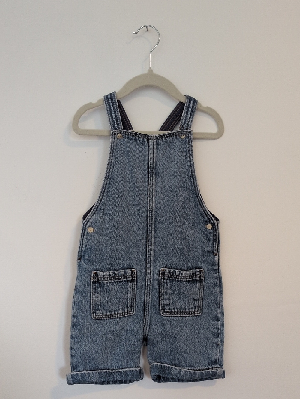 2T - H&M ADORABLES - Kids Denim Short Overalls - Blue